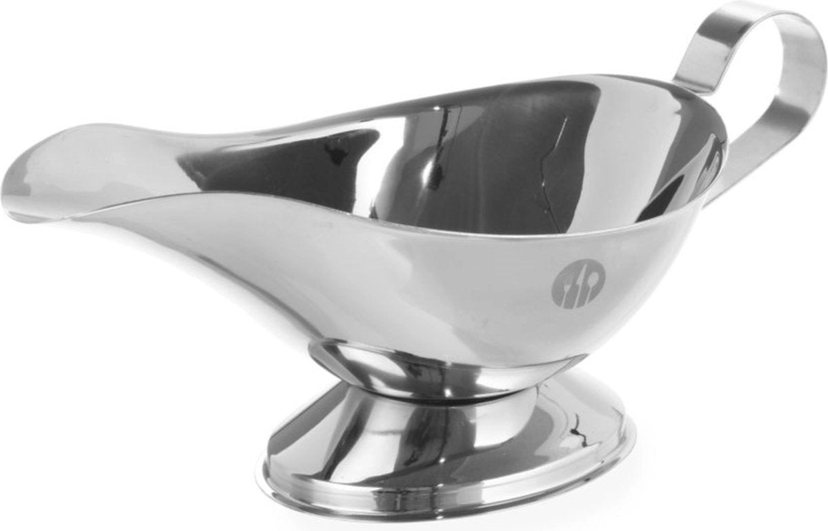 Saucière Hendi sur pied – acier inoxydable – passe au lave-vaisselle – 0,46l