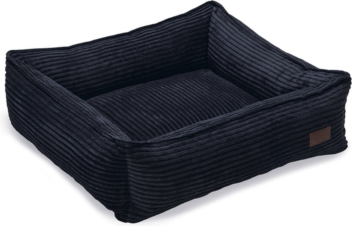 Designed by lotte ribbed - lit pour chien - anthracite - 65x60x20 cm