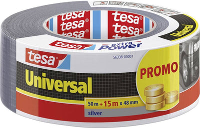 Tesa 1072223 - xp promo universelle 50 + 15m 48mm gris | 4 pièces