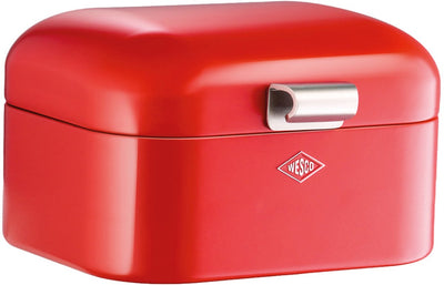 Wesco mini boîte à pain grandy | 2 litres - taille s | métal - rouge | boîte à pain
