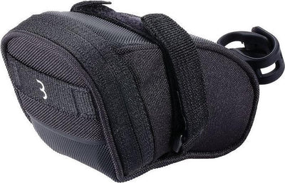 Bbb sacoche de selle vélo vélo de course, vélo de ville et VTT speed pack - sacoche de selle vélo sacoche de selle étanche - noir - taille s 0,36 litre - bsb-33s