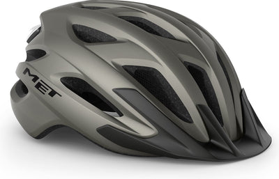 Avec casque de vélo crossover mips hommes femmes - casque de vélo de ville adultes - taille m - titane mat