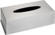 Wenko boîte à mouchoirs en acier inoxydable mat 25x12x8cm - boîte à mouchoirs en acier inoxydable - porte-mouchoirs - boîte à mouchoirs - boîte à mouchoirs sur pied ou murale, avec fond