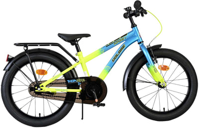 Vélo enfant Volare thombike - garçons - 18 pouces - bleu jaune
