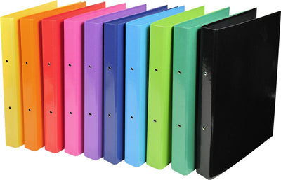 Classeur à anneaux iderame exacompta 2 anneaux 40mm assortis