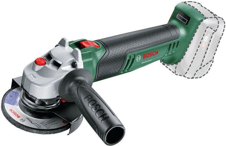 Meuleuse d'angle Bosch universalgrind 18v-75 - 115 mm - sans disque de meulage - sans batterie 18v ni chargeur