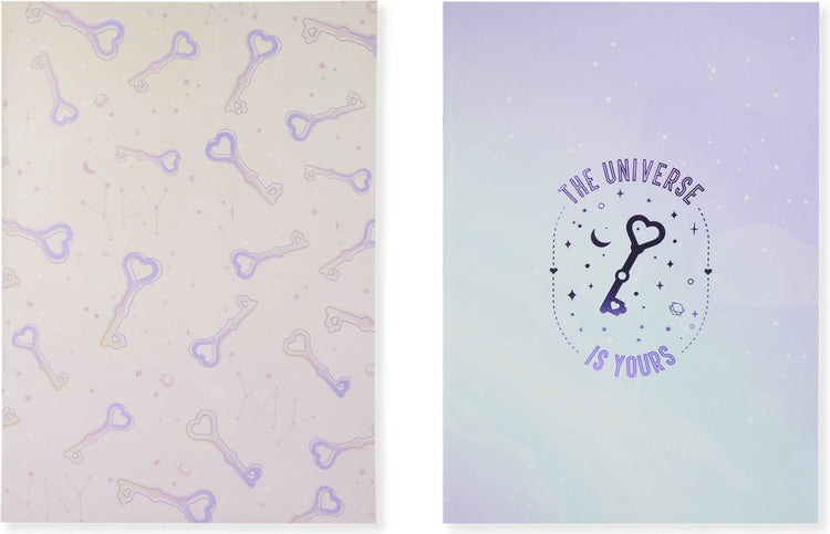 Carnets Kangaro - galaxy girl - a4 - line - 4 pièces - k-pm410003