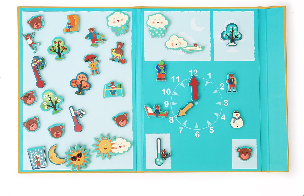 Agenda à gratter - magnétique - 51,5x25,6x1cm - 4 ans