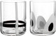 Verre à boire Leonardo banda nera assorti - set 2