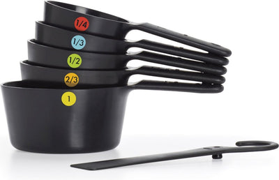 Oxo good grips - ustensiles de cuisine - cuillères à mesurer 6 pièces noir