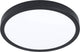 Lampe en saillie Eglo fueva 5 - LED - ø 28,5 cm - noir et blanc - détecteur de mouvement