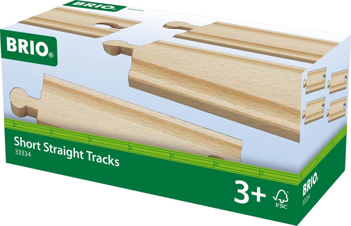 Brio demi-rails droits - 33334