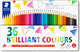 Crayon de couleur Staedtler ergosoft - avec. trousse à crayons 36 pièces