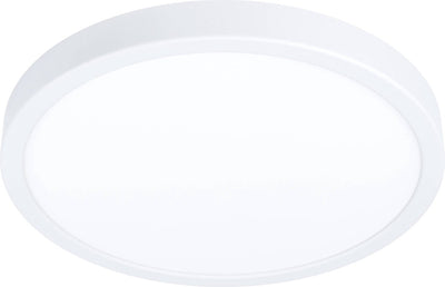 Lampe en saillie Eglo fueva 5 - LED - ø 28,5 cm - blanc - détecteur de mouvement