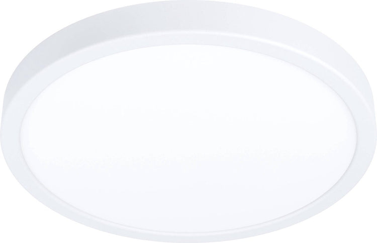 Lampe en saillie Eglo fueva 5 - LED - ø 28,5 cm - blanc - détecteur de mouvement