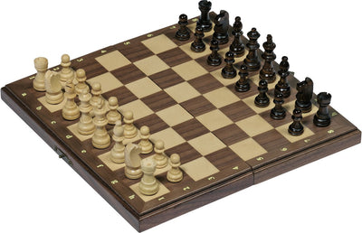 Échiquier Goki - Jeu d'échecs magnétique - Jeu d'échecs en bois - Pliable - à partir de 12 ans