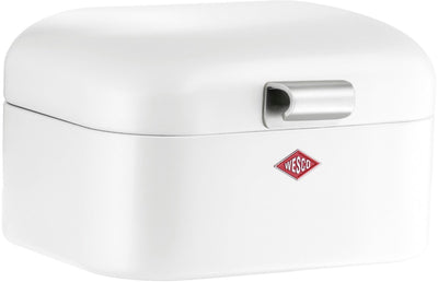 Wesco mini boîte à pain grandy | 2 litres - taille s | métal - blanc | boîte à pain