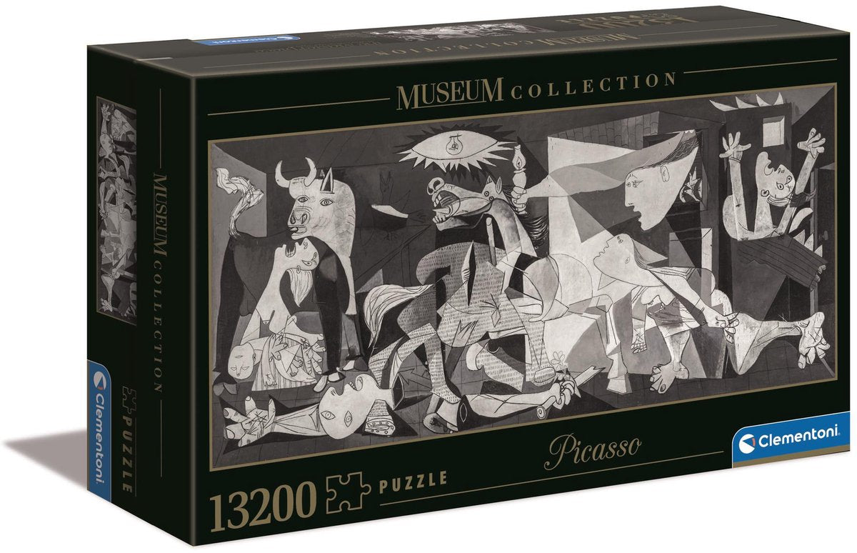 Clementoni puzzle guernica - puzzle 13200 pièces picasso - collection de haute qualité - puzzles et puzzles pour adultes