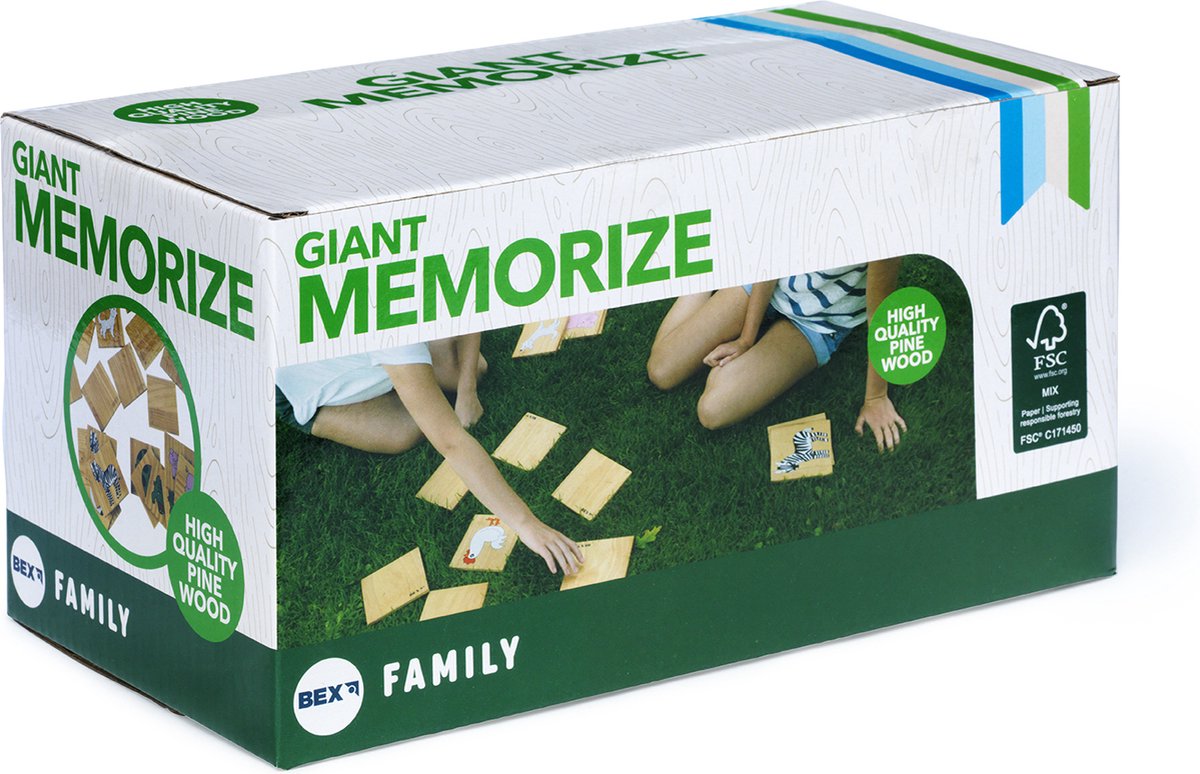 Jeu de mémo en bois