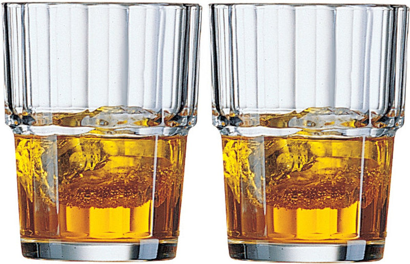 Verres à whisky Arcoroc - 6x - série norvégienne - transparent - 160 ml - verres à eau potable
