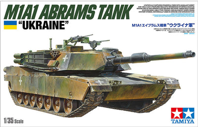 Maquette de véhicule militaire Tamiya - 25216 u.s. char m1a1 abrams - plastique ukraine - 1:35 - modélisme
