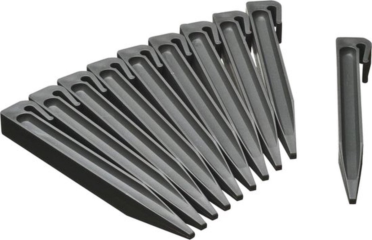 Nature nature jardinage rond stylos 10 pcs gris