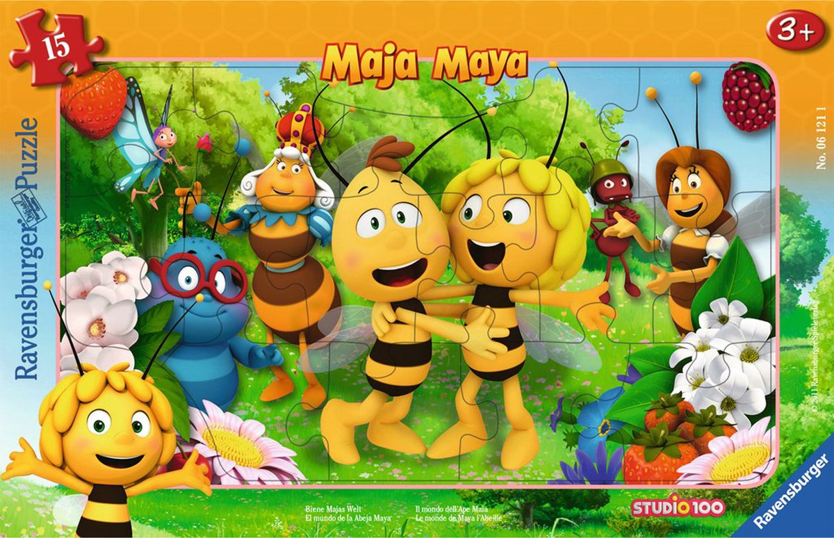 Ravensburger puzzle maya l'abeille 15 pièces jouets éducatifs.