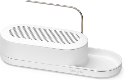 Organisateur d'évier Brabantia Sinkstyle - avec porte-torchon - blanc frais minéral