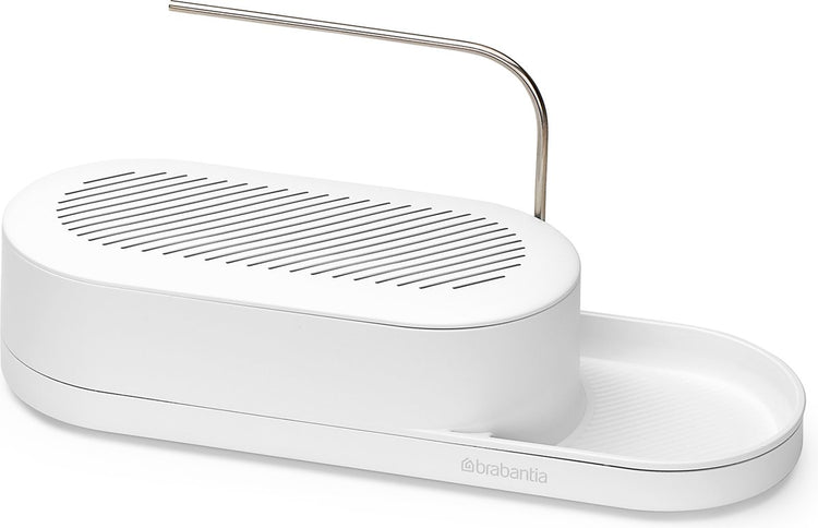 Organisateur d'évier Brabantia Sinkstyle - avec porte-torchon - blanc frais minéral