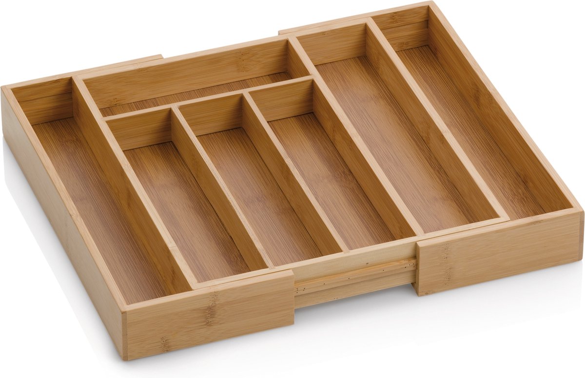 Kela range-couverts extensible 28,5 cm x 33 cm, bambou - | calme