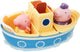 Tomy peppa pig - bateau cadeau grand-père pig splash - jouets de bain