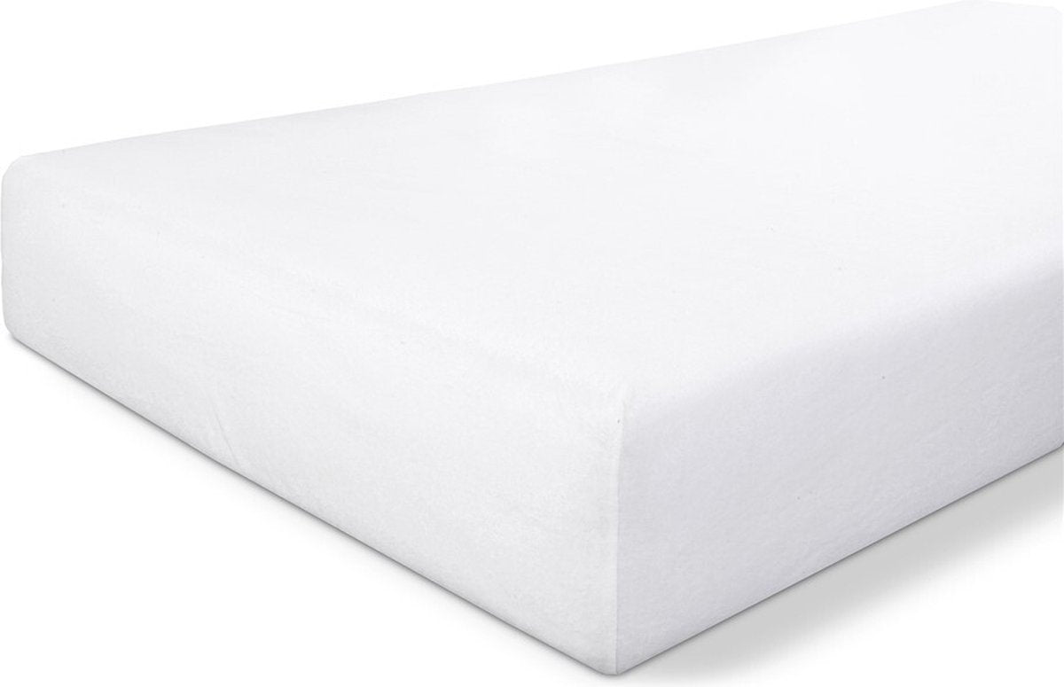 Housse en coton molletonné Walra - 160x220 - blanc