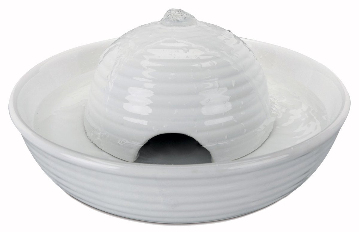 Trixie Vital Flow Mini Ceramic Drinking Fountain White