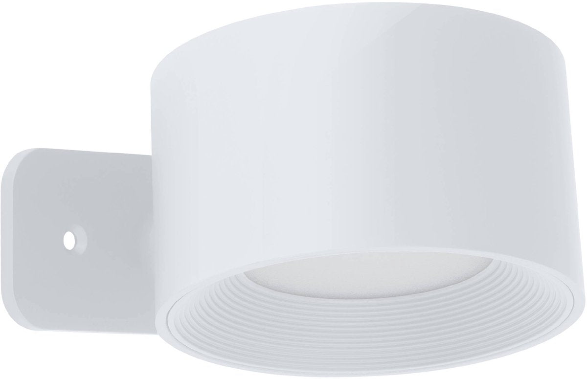 Applique Eglo muraglie - rechargeable (jusqu'à 24 heures d'éclairage) - sans fil - ø 7,5 cm - blanc - lumière blanche orientable - dimmable