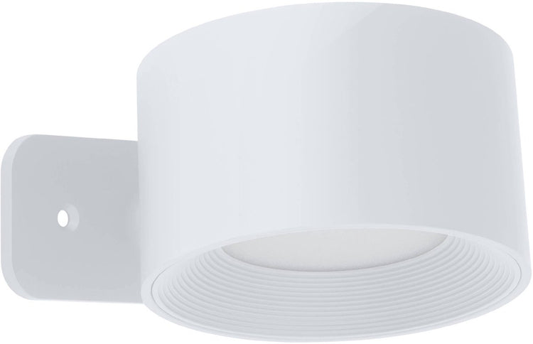 Applique Eglo muraglie - rechargeable (jusqu'à 24 heures d'éclairage) - sans fil - ø 7,5 cm - blanc - lumière blanche orientable - dimmable