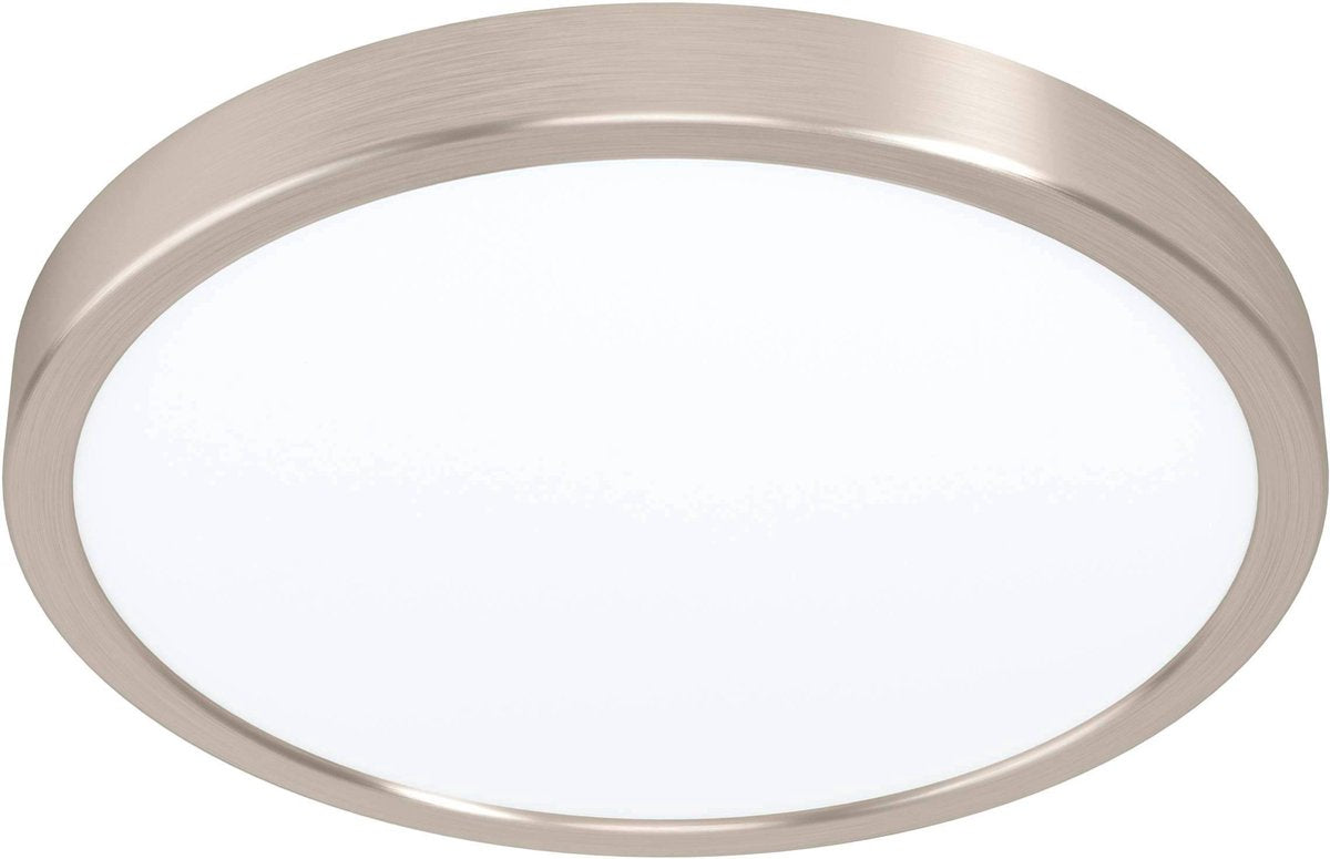 Lampe en saillie Eglo fueva 5 - LED - ø 28,5 cm - gris - dimmable