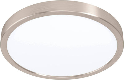 Lampe en saillie Eglo fueva 5 - LED - ø 28,5 cm - gris - dimmable