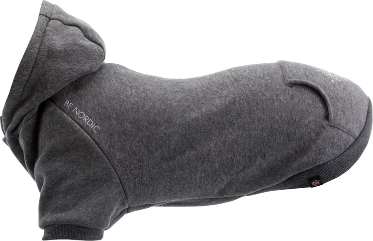 Trixie be nordic - pull pour chien - sweat à capuche Flensburg - gris - 62 cm