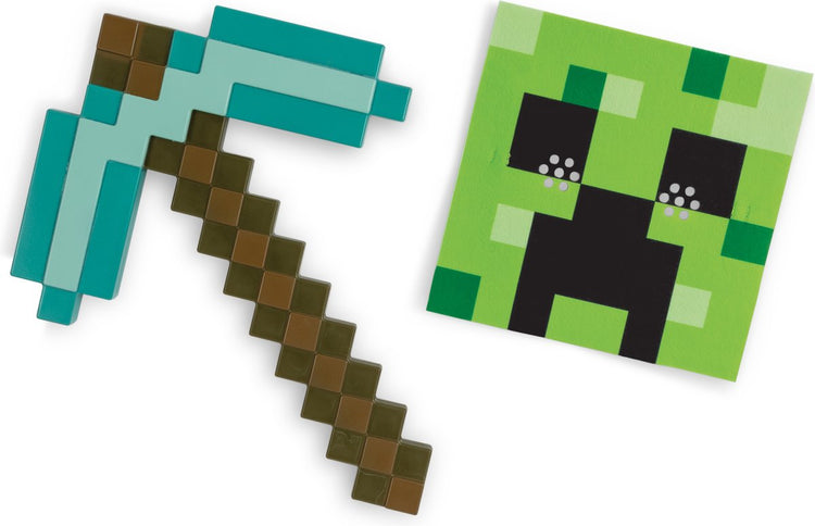 Déguisement minecraft (mojang), set de masque de pioche minecraft, taille unique enfant, enfant
