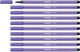 Stabilo pen 68 - feutre premium - violet - boîte de 10 pièces