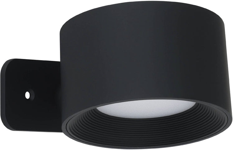 Applique Eglo muraglie - rechargeable (jusqu'à 24 heures d'éclairage) - sans fil - ø 7,5 cm - noir - lumière blanche orientable - dimmable