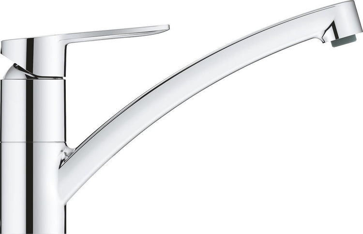 Robinet de cuisine Grohe starteco - bec bas - plage de pivotement 140° - chrome