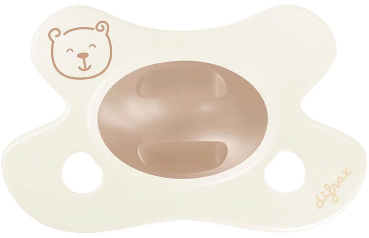 Sucette naturelle Difrax - nouveau-né - petit ours brun