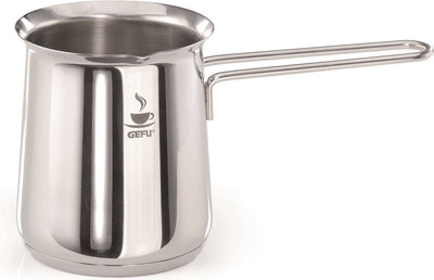 Pichet à mousse de lait Gefu Claudio - 300 ml - Pot à lait en acier inoxydable pour cappuccino latte art