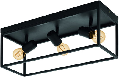 Plafonnier Eglo Silentina - e27 - 54 cm - noir