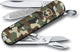 Petit couteau de poche Victorinox avec ciseaux et tournevis - 7 fonctions - SD classique - camouflage