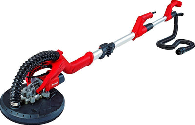 Ponceuse électrique murs-plafonds Einhell tc-dw 225 - 600 w - 600-1500 t min - ø225 mm - manche télescopique - disque de ponçage avec Velcro - incl. 6x disques de ponçage
