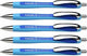 Schneider instruments d'écriture stylo à bille schneider - slider rave - plume xb - largeur de trait 1,4 mm - bleu - 5 pièces - s-132503-5
