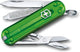 Couteau de poche transparent Victorinox classic SD - thé vert - 7 fonctions