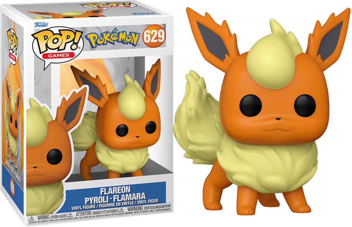 Jeux Funko pop : Pokémon Flareon - pop #629